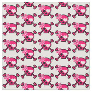 Fun Girly Skull Stoff