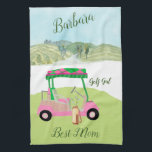 Fun Glam Golf Cart Landschaftlich Beste Mama Geschirrtuch<br><div class="desc">Eine Touch Golf-Spaß für die Mama in Ihrem Leben, die sich mit diesem hier amüsieren wird - ein Golfwagen für den Golfliebhaber, der gerne mit Stil spielt - oder einfach nur Lieben spielen - personalisiert mit Vornamen - maßgeschneidert und einzigartig. Oder, holen Sie sich einen für sich und erzählen Sie...</div>