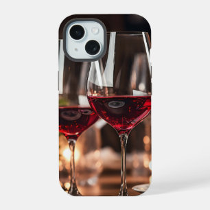 Fun Glass Wine iPhone 15 Hülle