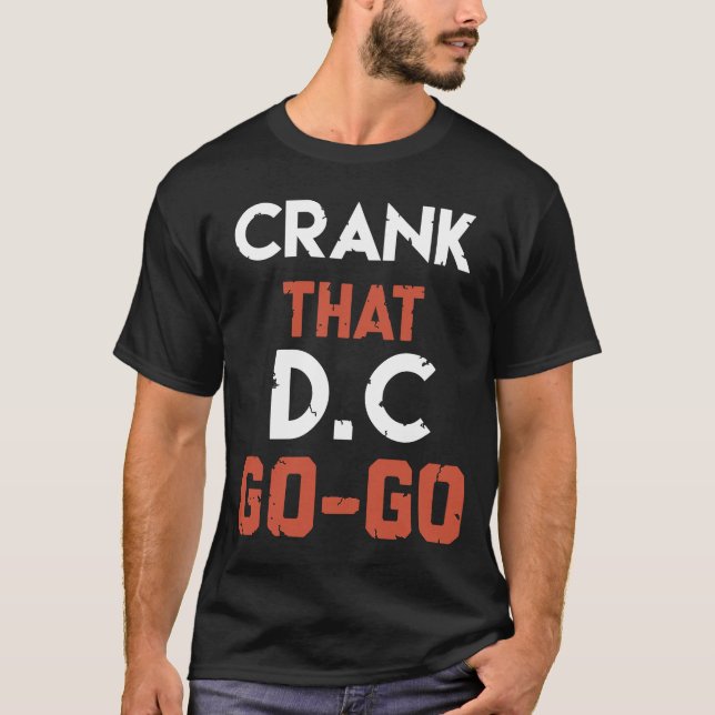 Fun Go Musik Design Kurbel Go Musik T-Shirt (Vorderseite)