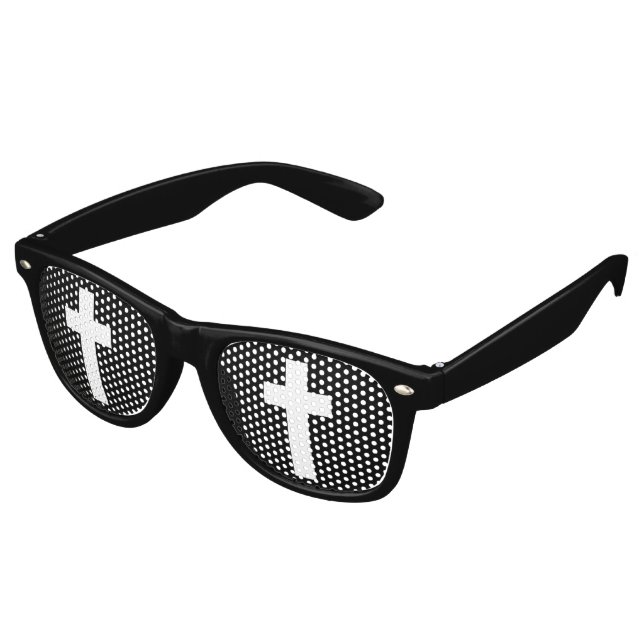 Fun Goth Mode Sonnenbrille (Schrägansicht)