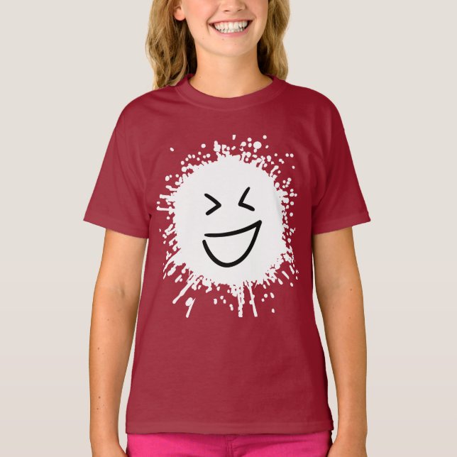 Fun Graffiti smiley T-Shirt (Vorderseite)