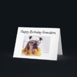 FUN GRANDSON BIRTHDAY CARD KARTE<br><div class="desc">Diese Linie von Bulldogkarten ist sicher ein Treffer,  und ich bin 100% sicher,  dass YOUR GRANDSON diese Karte an "seinem besonderen Tag" LIEBE!</div>