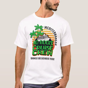 Fun Green NO BOOZE CRUISE CREW Familienurlaub T-Shirt