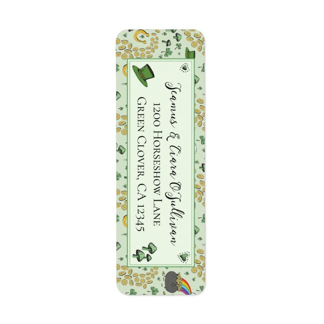 Fun Green St Patricks Day Irish Segen (Vorne)
