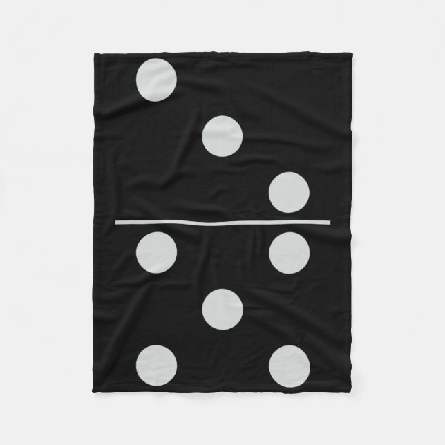 Fun Group Matching Halloween Kostüm Domino Domino Fleecedecke (Vorderseite)