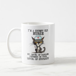 Fun Grumpy Old Nurse Kaffeetasse