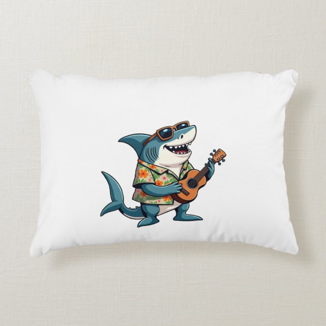 Fun Guitar PlayingT-Shirt Dekokissen (Vorderseite)