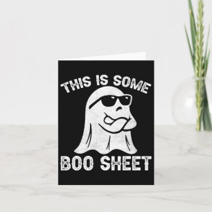 Fun Halloween Boo Ghost Kostüm Dies ist ein paar B Karte