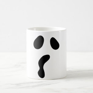 Fun Halloween bootgesichtsgeister beängstigendes P Kaffeetasse