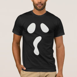 Fun Halloween bootgesichtsgeister beängstigendes P T-Shirt