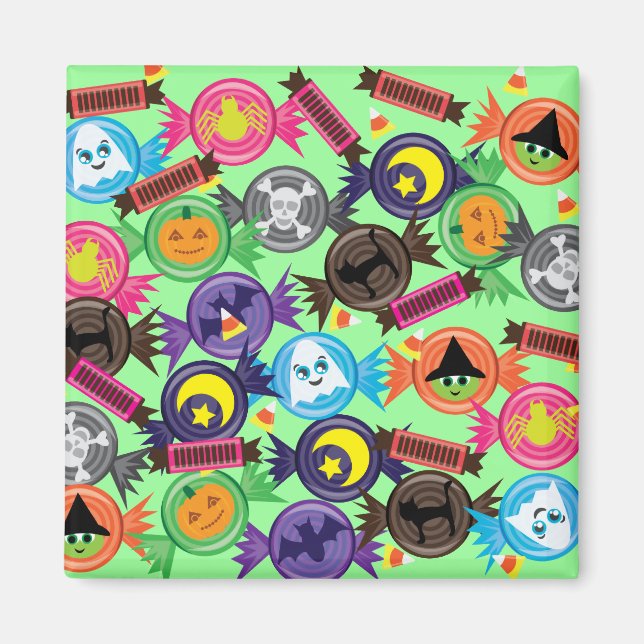 Fun Halloween Candy Magnet (Vorne)