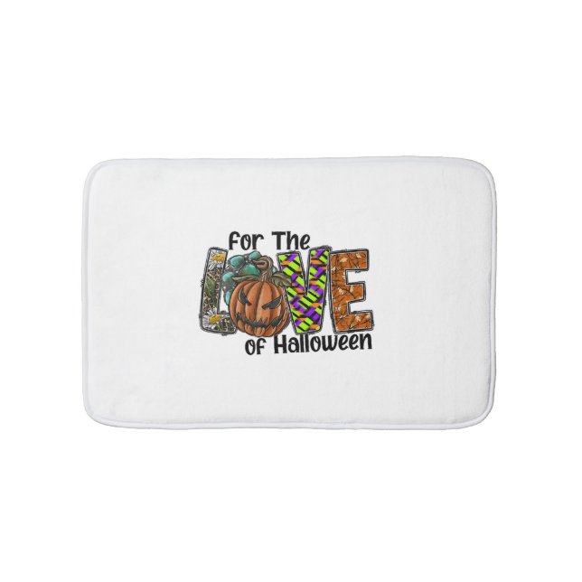 Fun Halloween Designs Hippie Halloween Retro Badematte (Vorderseite)