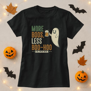 Fun Halloween Mehr Boos Weniger Boo-Hoo Ghost & Dr T-Shirt