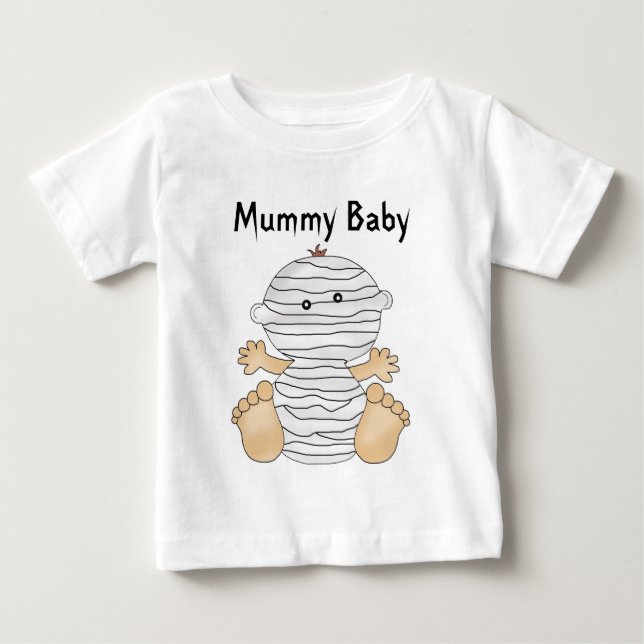 Fun Halloween Mummy Baby T - Shirt (Vorderseite)