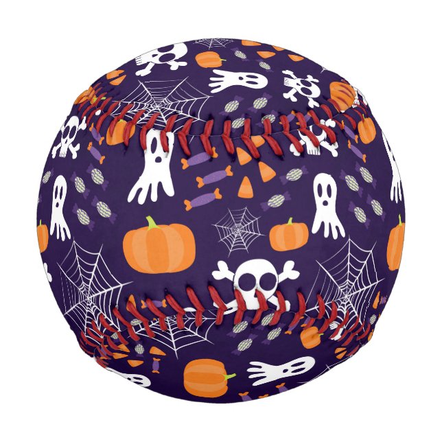 Fun Halloween Pattern Baseball (Vorderseite)