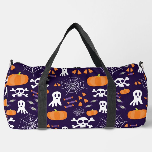 Fun Halloween Pattern Duffle Bag (Vorderseite)