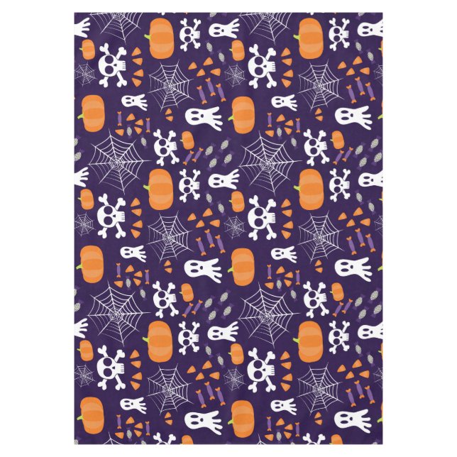 Fun Halloween Pattern Tischdecke (Vorderseite)