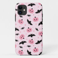 Fun Halloween Pumpkins und Bat Pattern