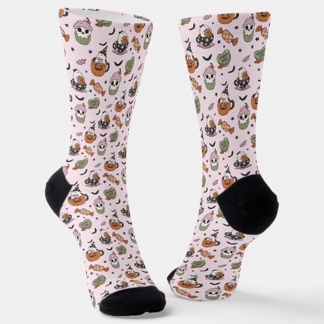 Fun Halloween Socks Socken (Gewinkelt)