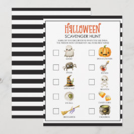 Fun Halloween Themed Scavenger Jagd für Kinder