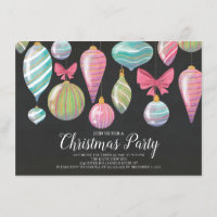 Fun Hanging Ornaments Weihnachts-Party Einladung