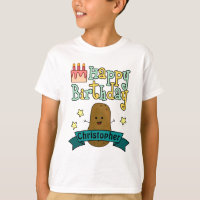 Fun Happy Birthday Potato Personalisiert