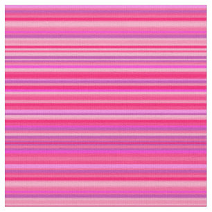 Fun, Happy, Girly Pink und Lila Streifenmuster Stoff
