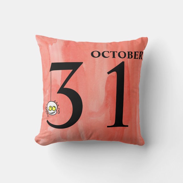 Fun Happy Halloween 31. Oktober Kissen (Vorderseite)
