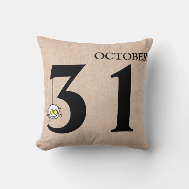 Fun Happy Halloween 31. Oktober Kissen (Vorderseite)