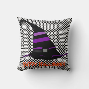 Fun Happy Halloween Hexenhut Kissen