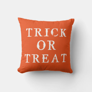 Fun Happy Halloween Trick oder Treat Kissen