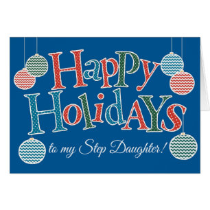 Fun Happy Holidays, pour Step Daughter, Baubles