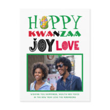 Fun Happy Kwanzaa LIEBE JOY FOTO