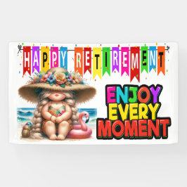 FUN HAPPY RETIREMENT BANNER