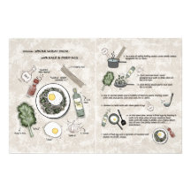 Fun Healthy Breakfast Pasta Rezept Illustration