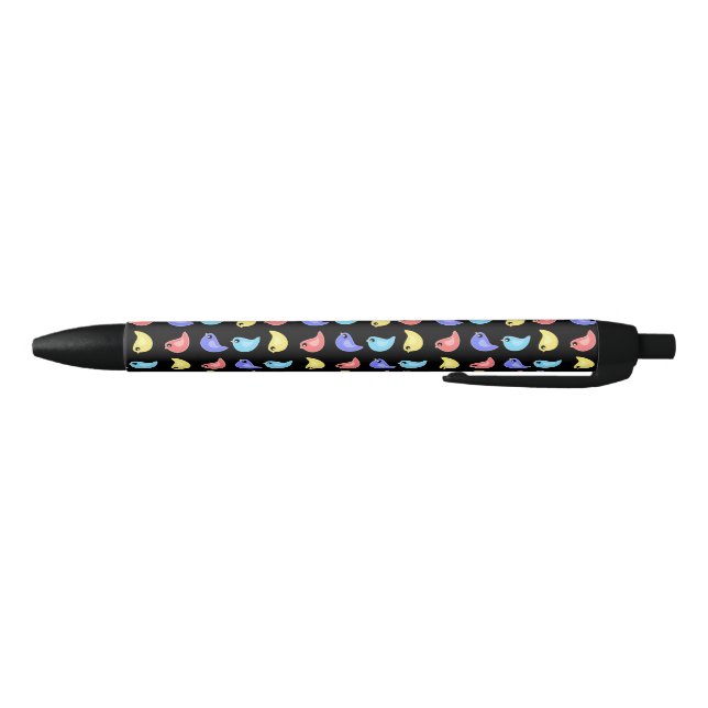 Fun helle bunte Vögel Muster Stift (Unterseite)