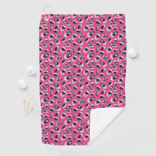 Fun Hellrosa Camouflage/Tierdruck Golfhandtuch