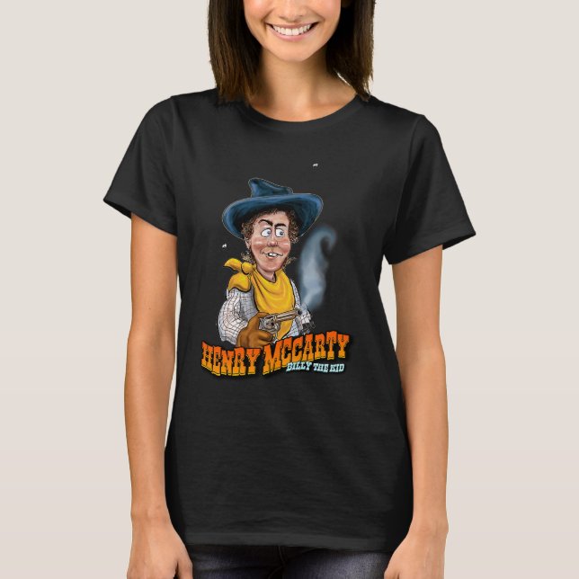 Fun Henry McCarty AKA Billy das Kind T-Shirt (Vorderseite)