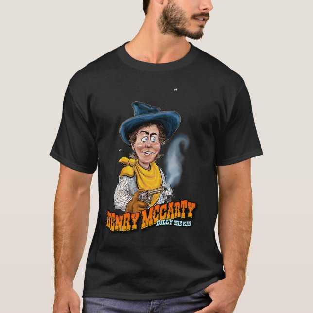 Fun Henry McCarty AKA Billy the Kid T-Shirt (Vorderseite)