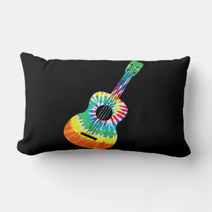 Fun Hippie Rainbow Gefärbte Krawatte Acoustic Guit Lendenkissen