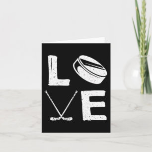 Fun Hockey Design für Kinder Männer Eishockey Pl Karte
