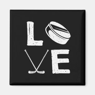 Fun Hockey Design für Kinder Männer Eishockey Pl Magnet