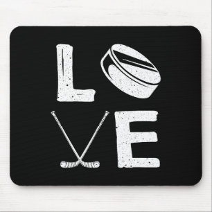 Fun Hockey Design für Kinder Männer Eishockey Pl Mousepad