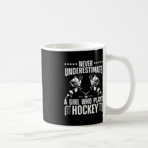 Fun Hockey for Women Girls Ice Hockey Player Hocke Kaffeetasse