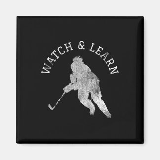 Fun Hockey Player Expertise Bragging Magnet