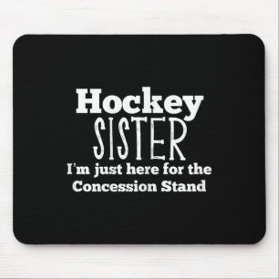 Fun Hockey Sister Girls Sibling Daughter Son Game Mousepad