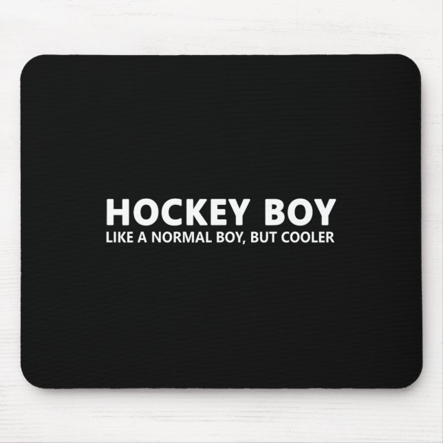 Fun Hockey Son Ice Hockey Boy Mousepad (Vorne)