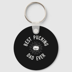 Fun Hockey Vater Pun gibt Besten Pucking Vater je Schlüsselanhänger