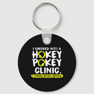 Fun Hokey Pokey Klinik Hockey Pokey Geschenk Schlüsselanhänger